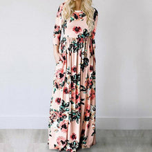 Women Summer Floral Print Maxi Dress 2021 White Boho Beach Dress Women Evening Party Long Dress Plus Size Vestidos Female